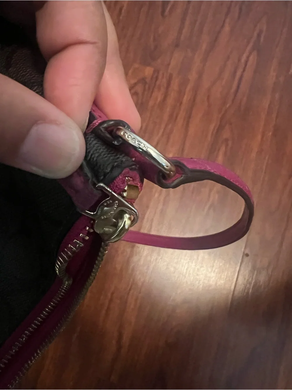 Coach Brown Signature Crossbody